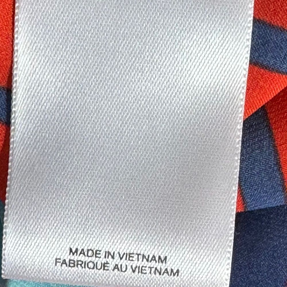 Express Color Block Ruffle Neckline Mini Dress Sz… - image 7